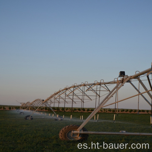 Sistema de riego de pivote central de granja portátil